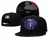 Colorado Rockies Team Logo Adjustable Hat GS (1)